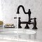 Kingston Brass KS3915BL Restoration Bathroom Bridge Faucet, Oil Rubbed Bronze KS3915BL - alternate 3